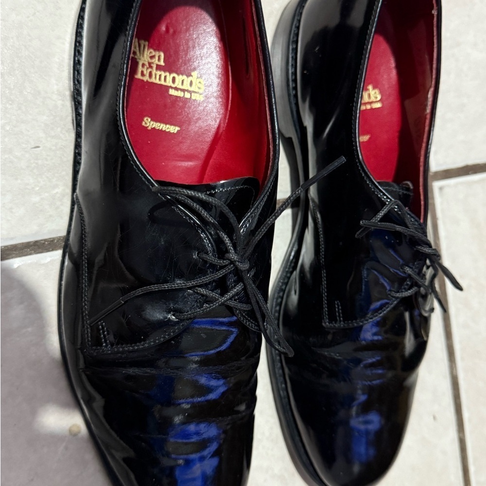Allen Edmonds Black Oxford Shoes Sleek Formal Design